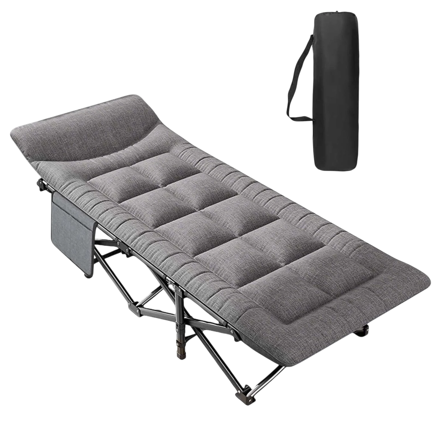 Portable Folding Camping Bed™ 🏕️ | Heavy Duty Comfort