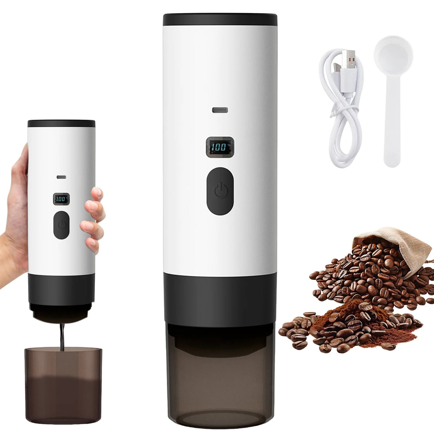 Portable 3-in-1 Coffee Machine | Espresso Anywhere