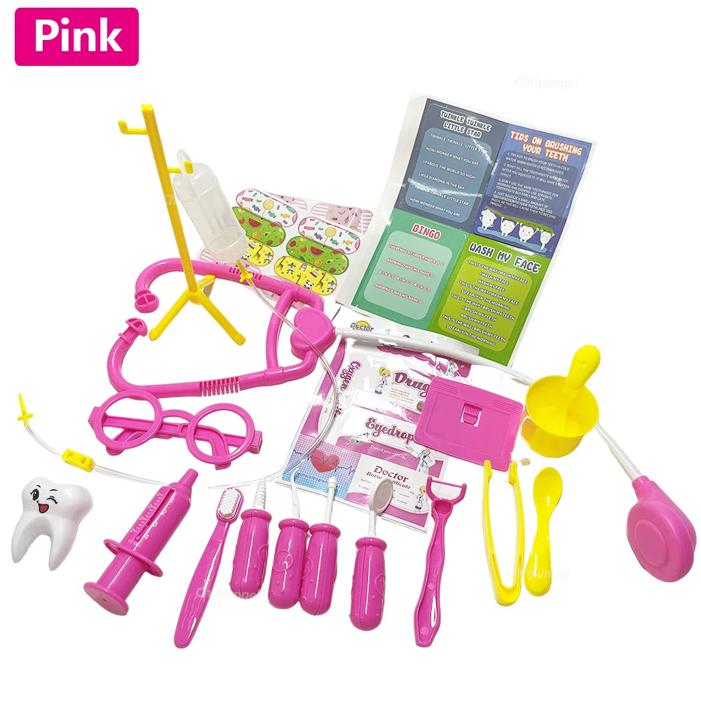 Kit medico simulato con stetoscopio - Giocattolo per giochi di ruolo
