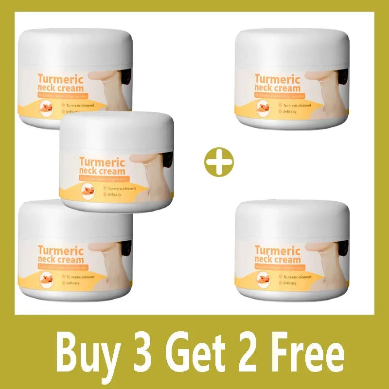 Turmeric Neck Care Cream – Anti-Wrinkle, Hydrating & Firming Beauty Treatment