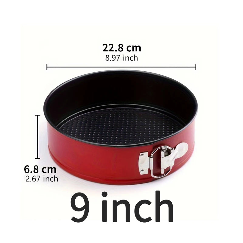 Set di teglie per cheesecake a cerniera rotonde e a forma di cuore