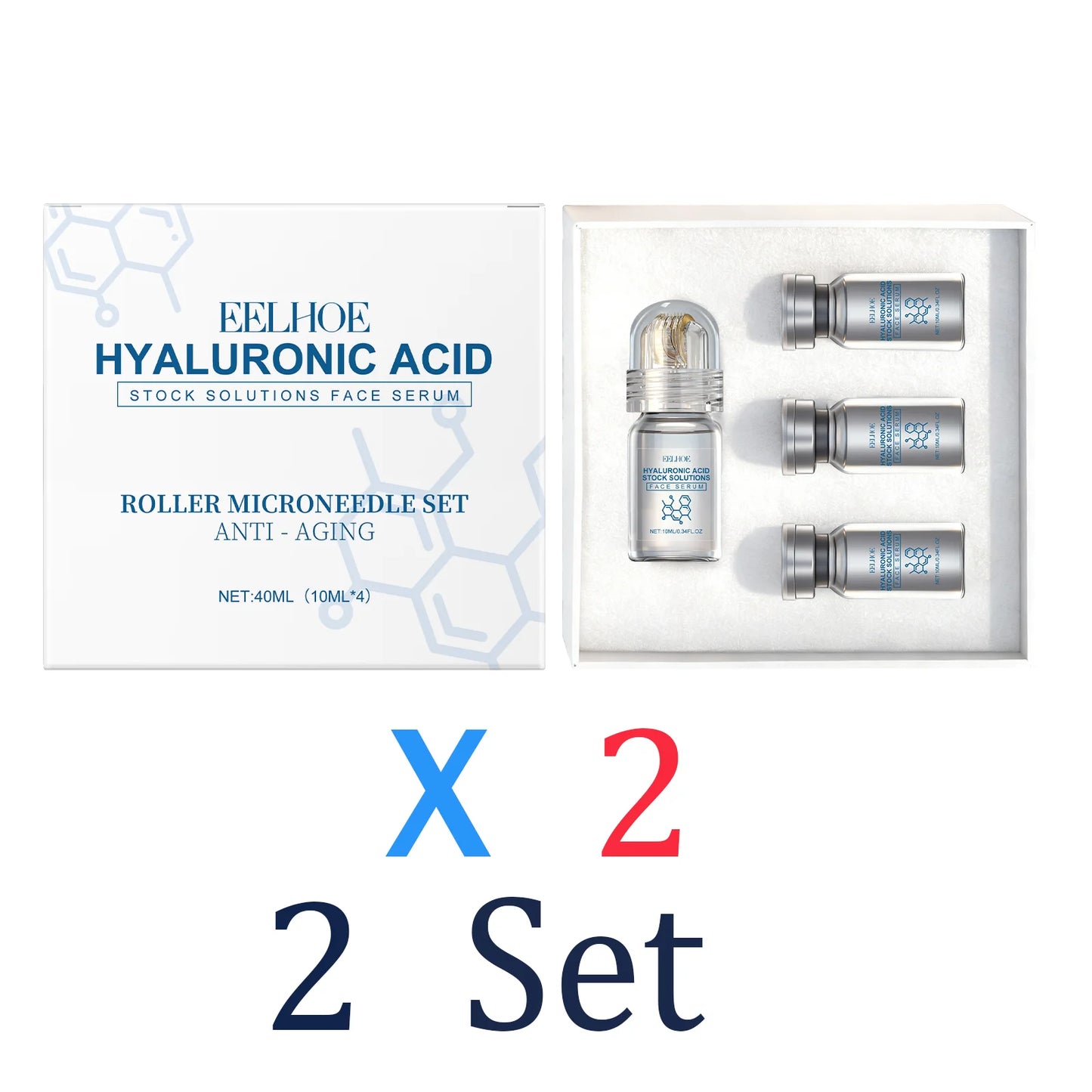 Kit de sérum microneedle de niacinamida – Cuidado de la piel hidratante y reparador