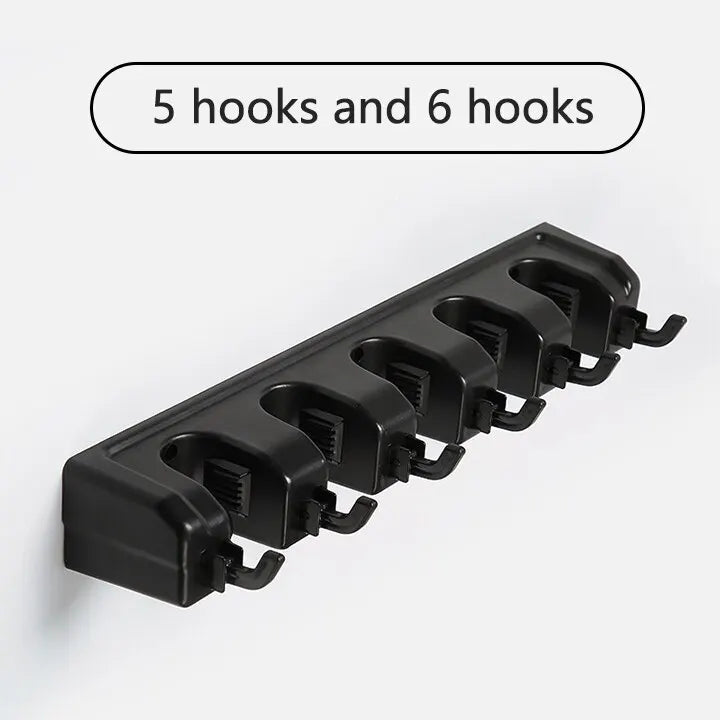 SmartGrip Rack™ | Wall Mounted Mop & Broom Holder