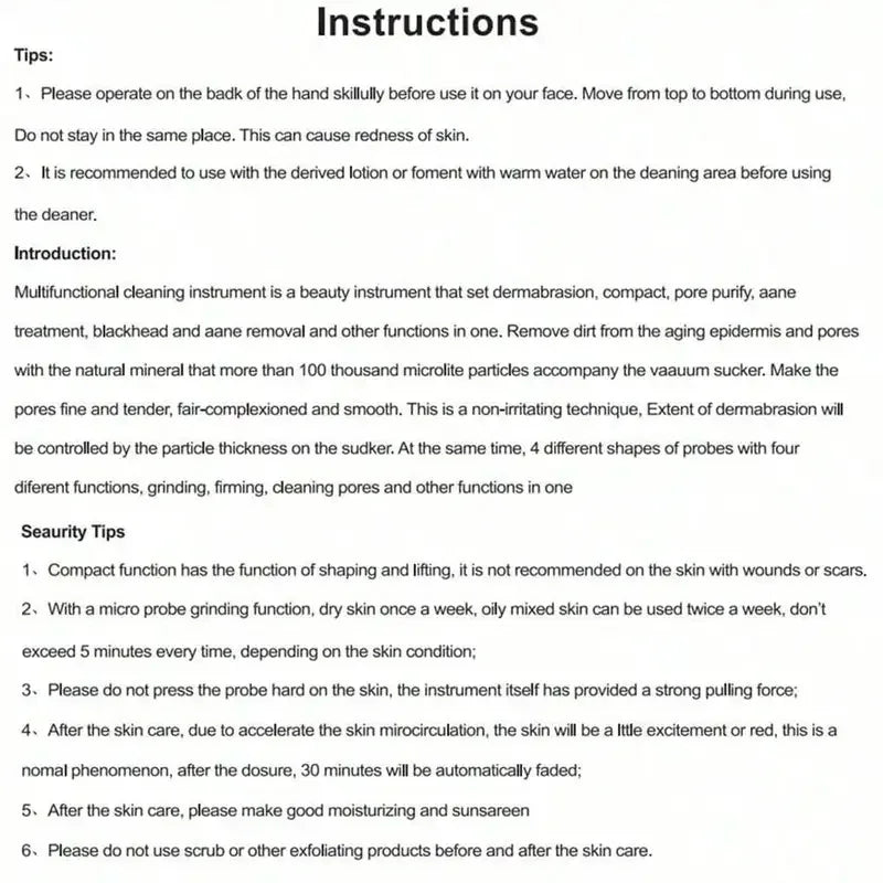 Blackhead Remover Vacuum – Deep Pore Facial Cleanser