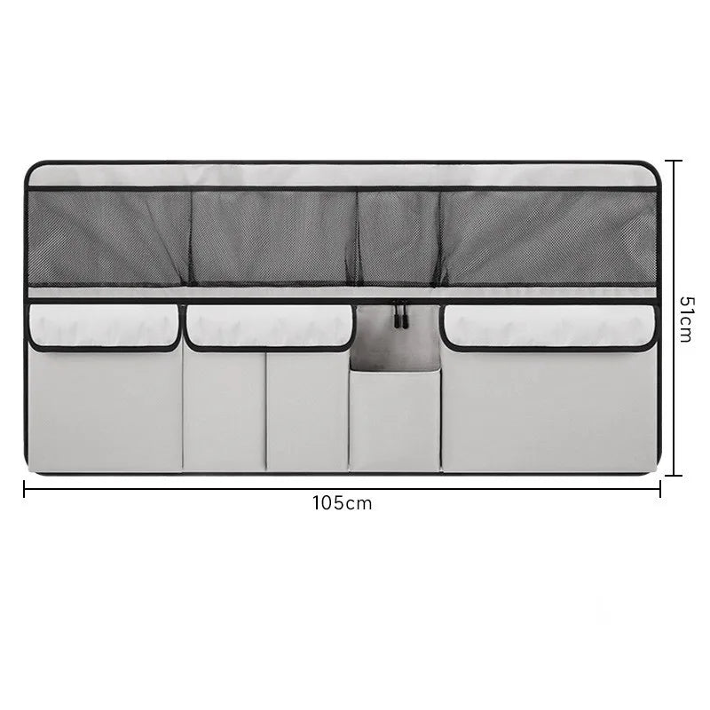 Car Trunk Storage Bag – SUV Seat Back Hanging Mesh Organizer, Multi-Functional Car Storage