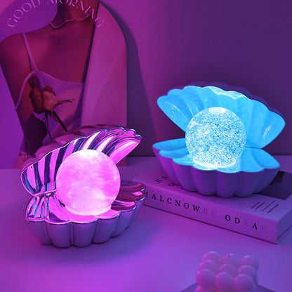 Neon Ambience Light Decorative Ornaments Shell-shaped Small Night Lamp
