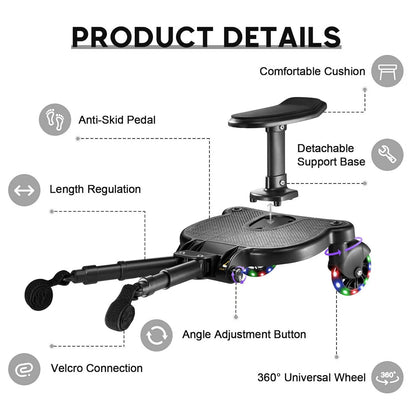2-in-1 Stroller Board for Second Child – Universal Fit