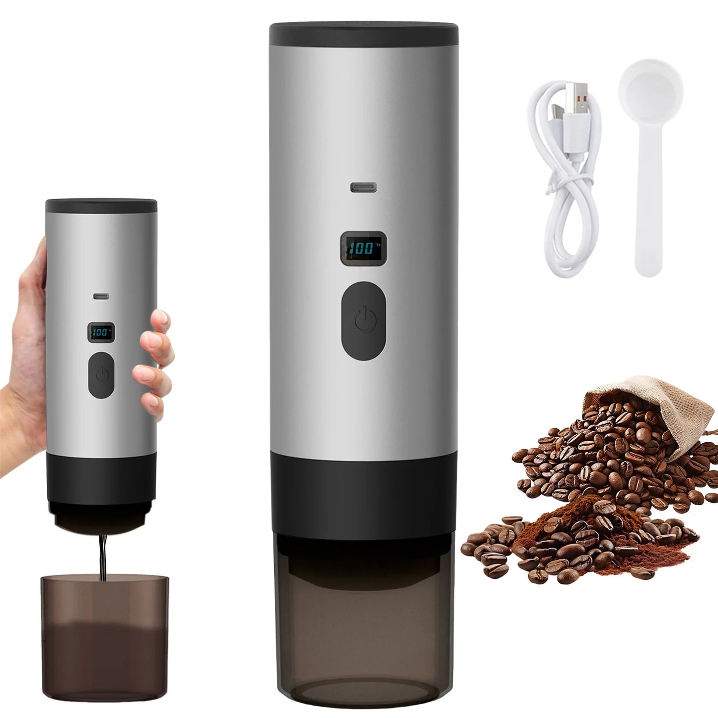 Portable 3-in-1 Coffee Machine | Espresso Anywhere