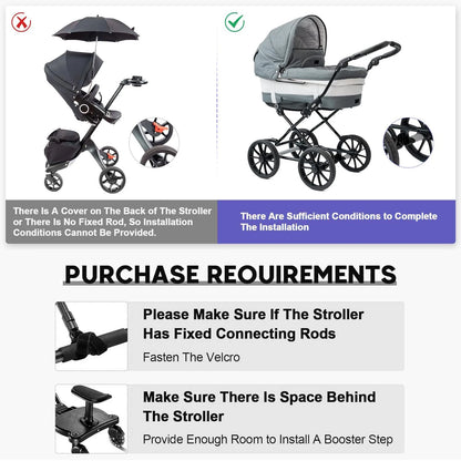 2-in-1 Stroller Board for Second Child – Universal Fit