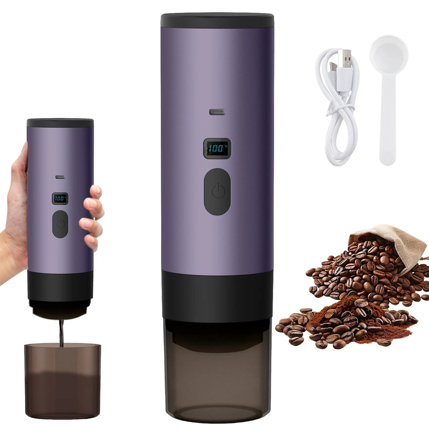 Portable 3-in-1 Coffee Machine | Espresso Anywhere