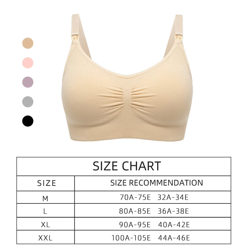 Ultimate Nursing Bra – Soft, Seamless, Wire-Free