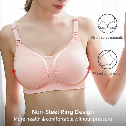 Ultimate Nursing Bra – Soft, Seamless, Wire-Free