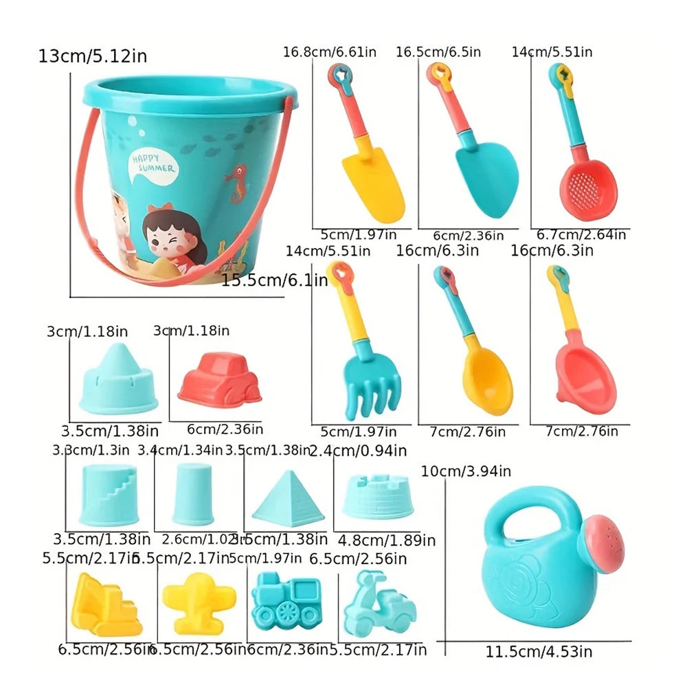Beach Sand Toys 18PCS | Outdoor Play Set