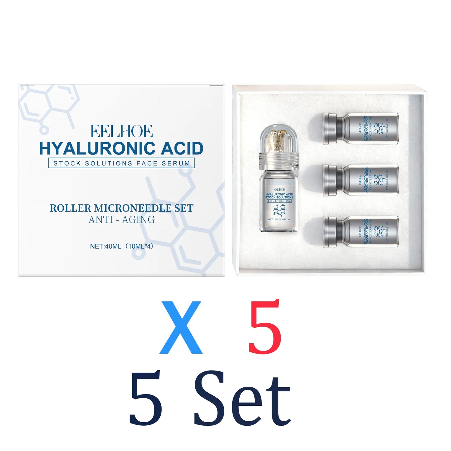 Kit de sérum microneedle de niacinamida – Cuidado de la piel hidratante y reparador