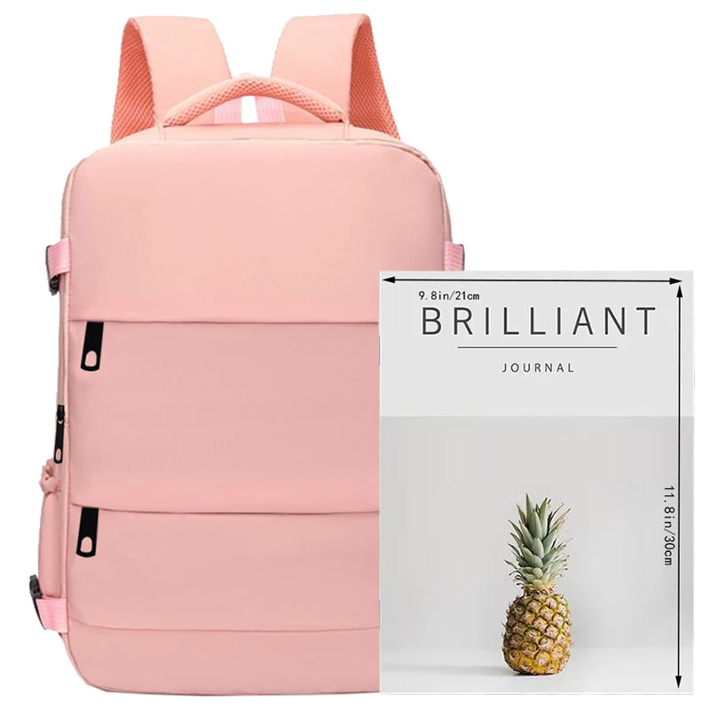 Multi-colour Casual Backpack – Lightweight, Adjustable & Perfect for Air Travel