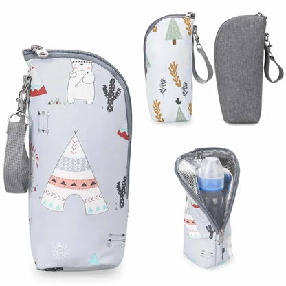 Portable Baby Bottle Warmer Bag – Insulated & Travel Friendly