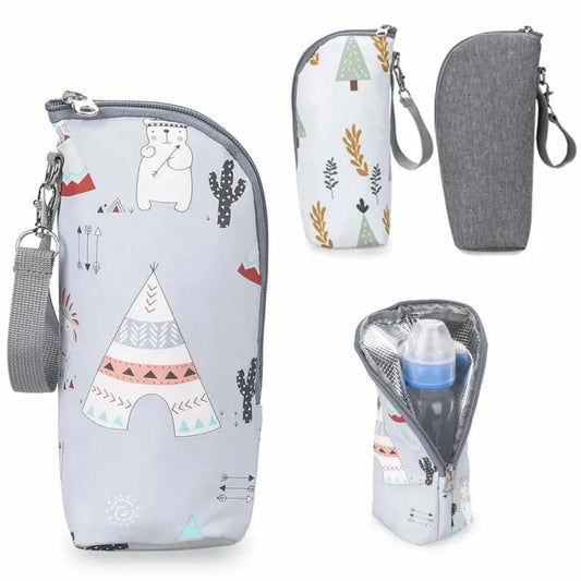 Portable Baby Bottle Warmer Bag – Insulated & Travel Friendly