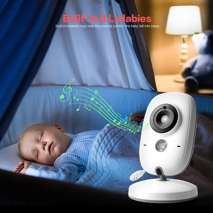 👶 BabyWatch™ VB603 – Monitor de bebé inalámbrico de 3,2” con visión nocturna y audio bidireccional