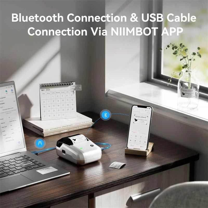 NIIMBOT B1 Portable Bluetooth Label Printer