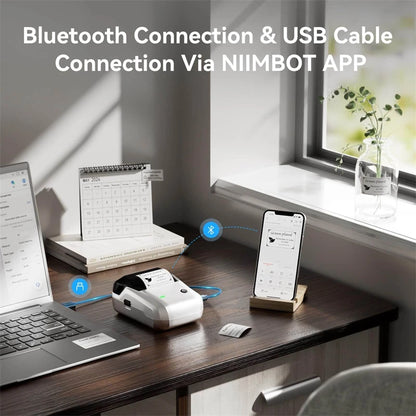NIIMBOT B1 Portable Bluetooth Label Printer