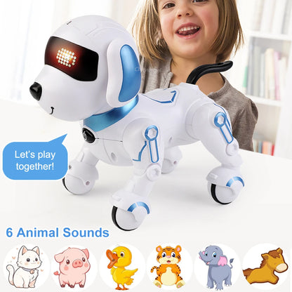 RC Robot Dog Interactive Smart Toy – Programmable, Dancing & Walking