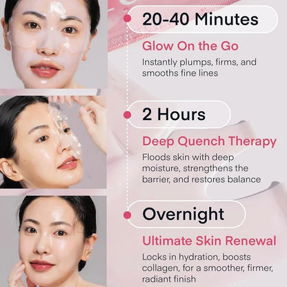 Korean Collagen Sleeping Mask – Glow & Elasticity Boost