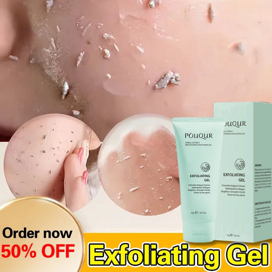 Herbal Exfoliating Gel Cream – Deep Cleansing & Moisturizing Face & Body Scrub