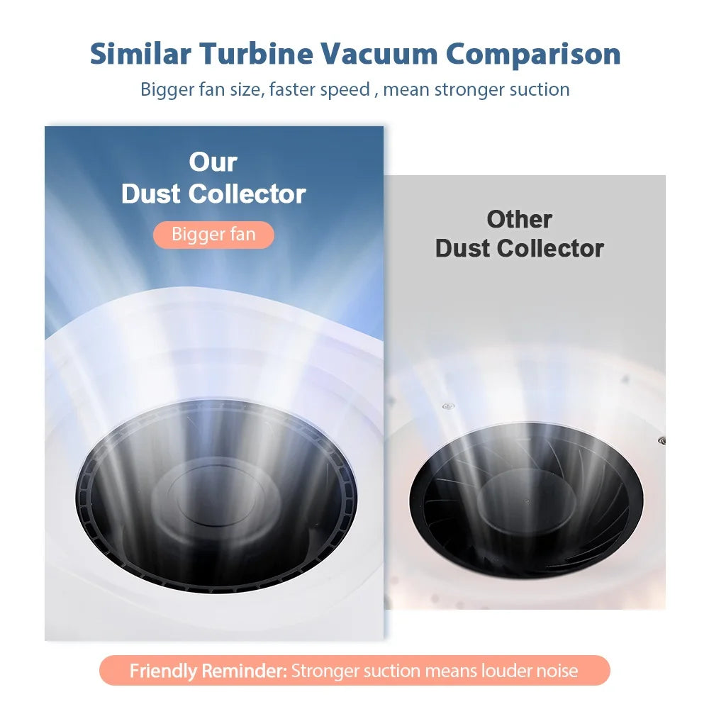 130W Nail Dust Collector – Professional Manicure Vacuum with Filter