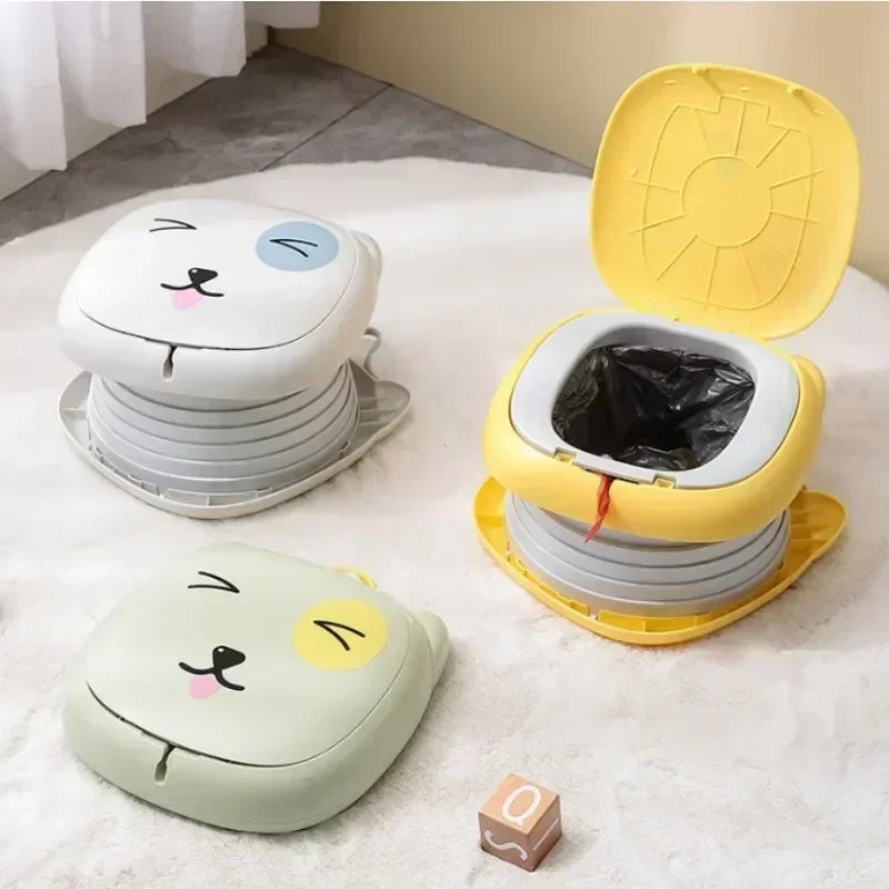 Foldable Children's Travel Potty | Portable Toilet Training Seat with Odour Seal