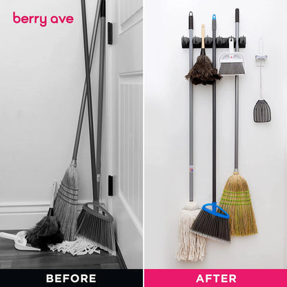 SmartGrip Rack™ | Wall Mounted Mop & Broom Holder