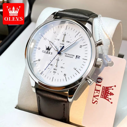 OLEVS P2880 Elegant Men’s Quartz Watch – Luxury Casual & Business