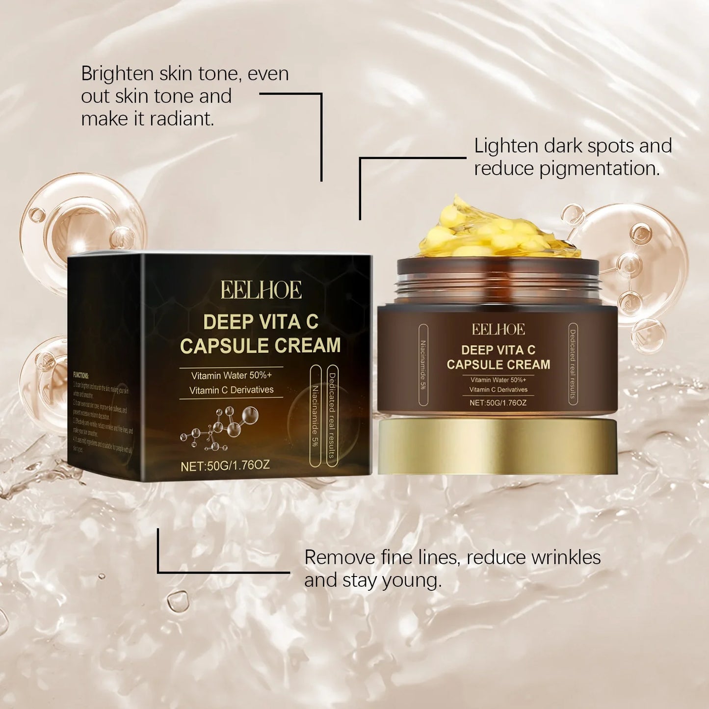 Vitamin C & Niacinamide Cream – Even Skin Tone & Glow