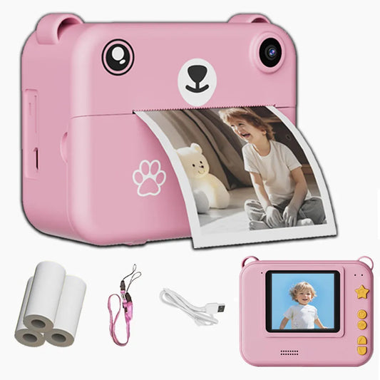 Mini HD Instant Print Camera for Kids – Educational Gift