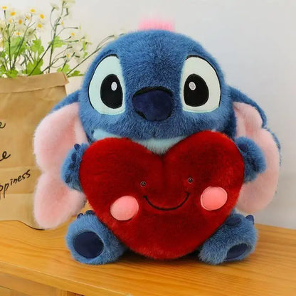 Disney Stitch Heart Plush Toy | Cute Valentine’s Gift Nano Doll
