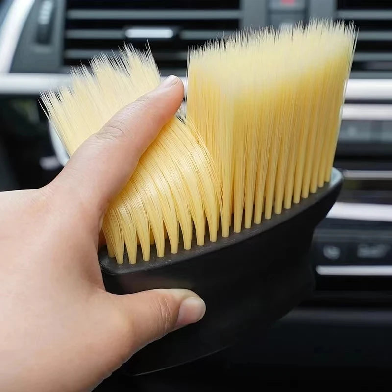 Interior Car Cleaning Brush – Soft Dust Remover for Air Outlets & Corners