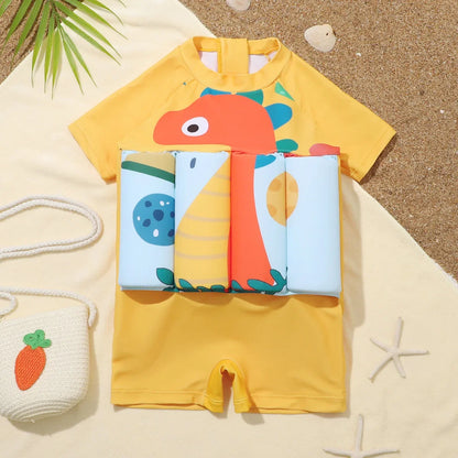 Kids Buoyancy Swimsuit – Cartoon Float Swimwear for Boys & Girls