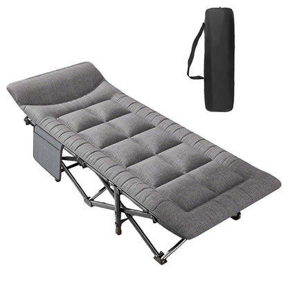 Portable Folding Camping Bed™ 🏕️ | Heavy Duty Comfort