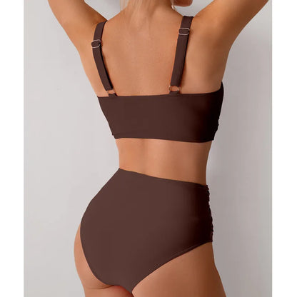 Conjunto de bikini de talle alto efecto moldeador | Edición de verano