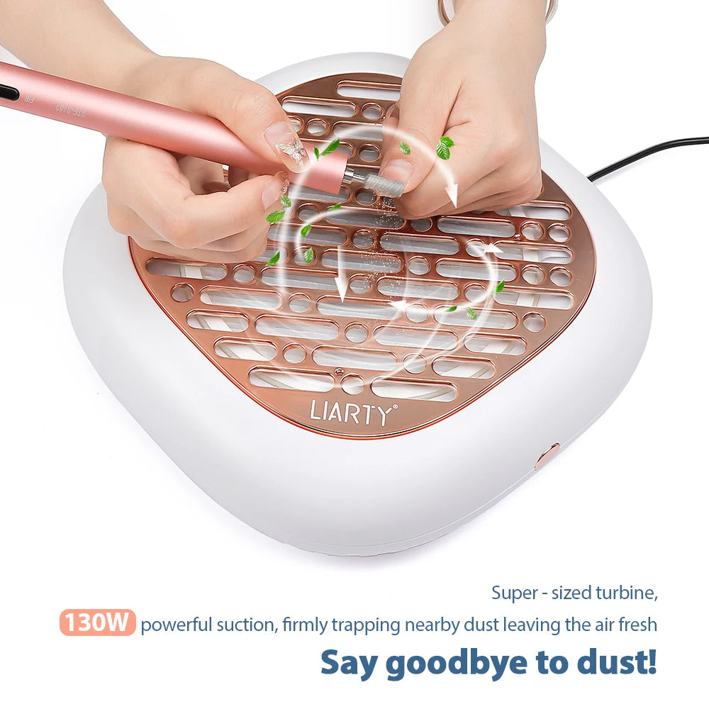 130W Nail Dust Collector – Professional Manicure Vacuum with Filter