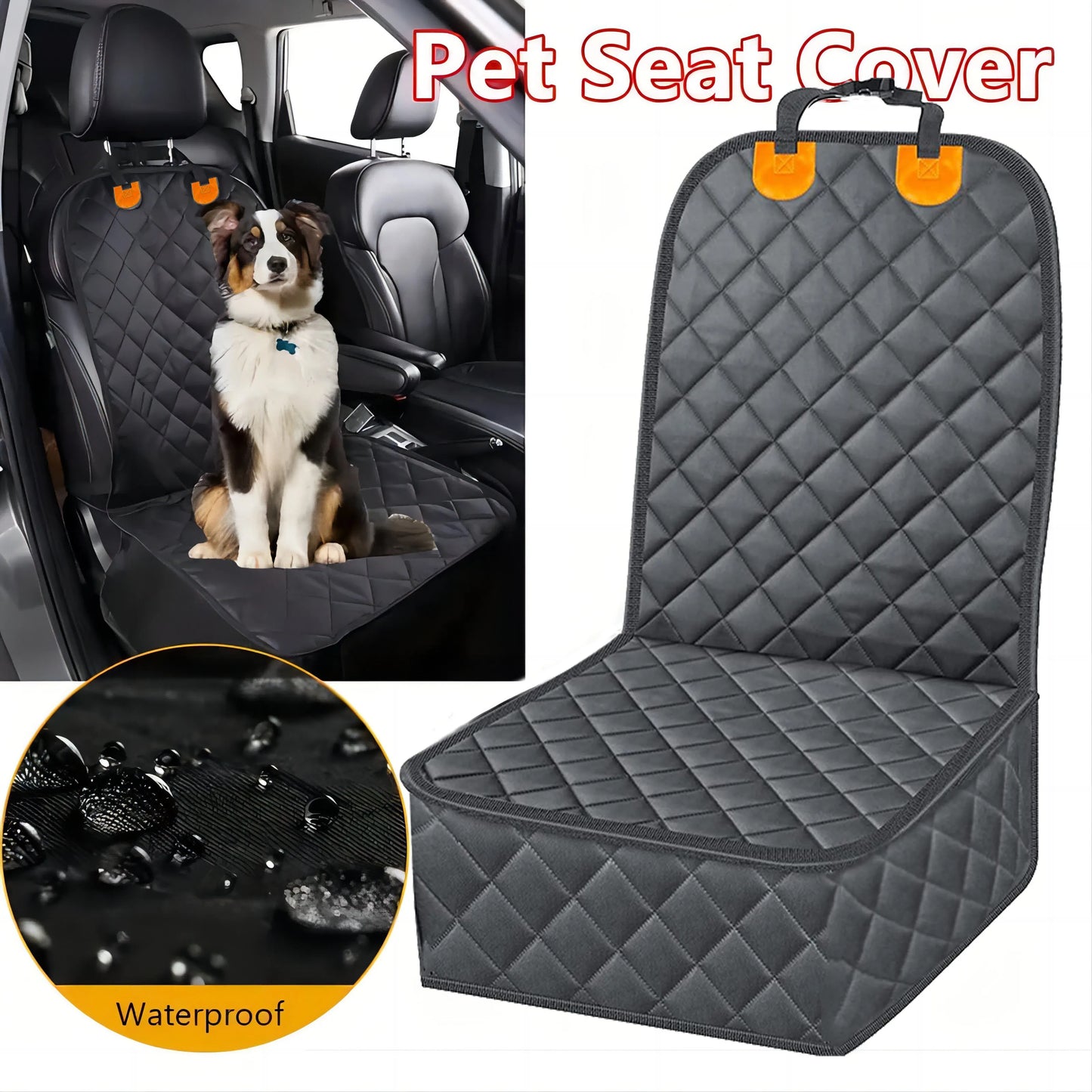 Waterproof Dog Car Seat Cover – Non-Slip Protection