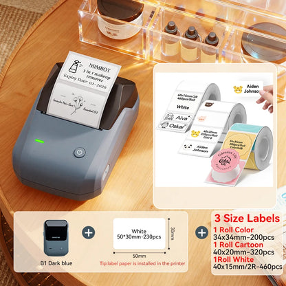 NIIMBOT B1 Portable Bluetooth Label Printer