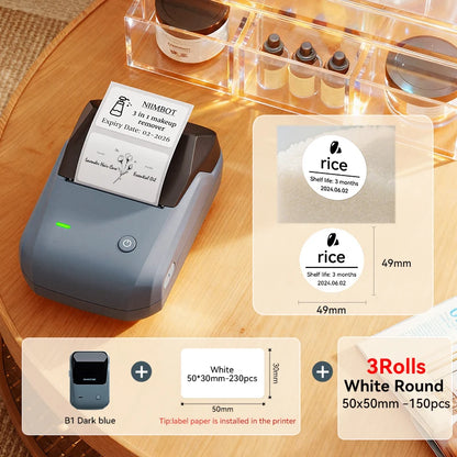 NIIMBOT B1 Portable Bluetooth Label Printer
