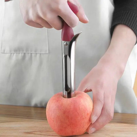 Stainless Steel Apple Corer – Easy Fruit & Vegetable Tool