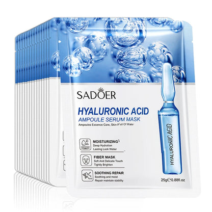 Hyaluronic Acid Face Masks (10 Pack)
