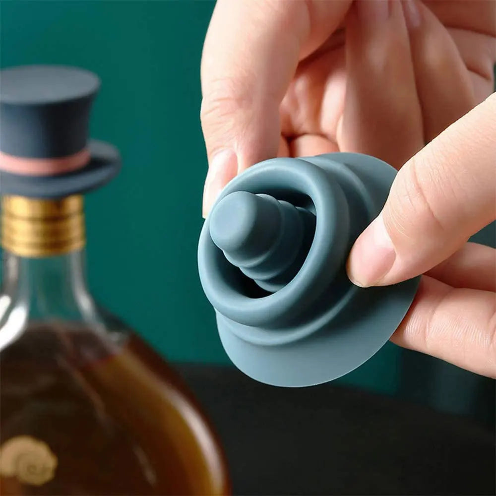 Fun Magic Hat Wine Stopper – Leak-Proof Silicone Bottle Cork