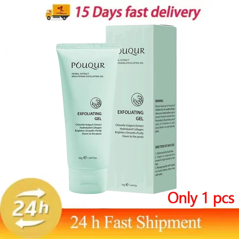 Herbal Exfoliating Gel Cream – Deep Cleansing & Moisturizing Face & Body Scrub