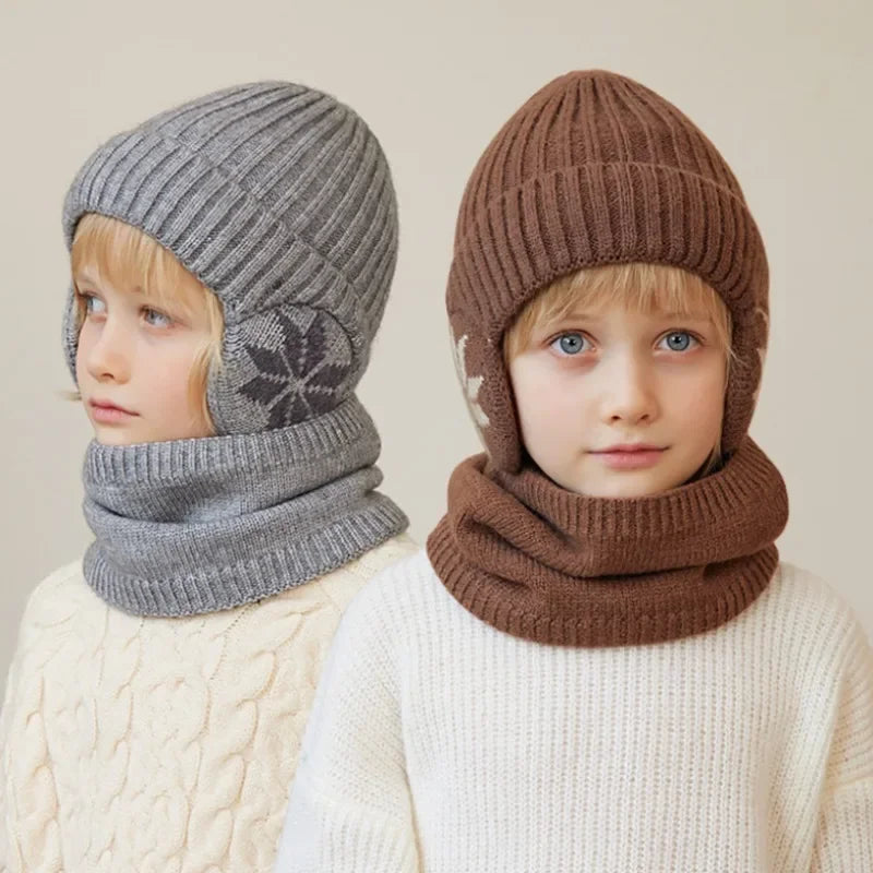 ❄️ WarmSnug™ – Kids’ Winter Hat & Scarf Set