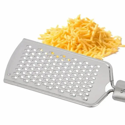 Stainless Steel Handheld Grater – Multi-Purpose Kitchen Tool for Vegetables, Cheese, Garlic & Herbs