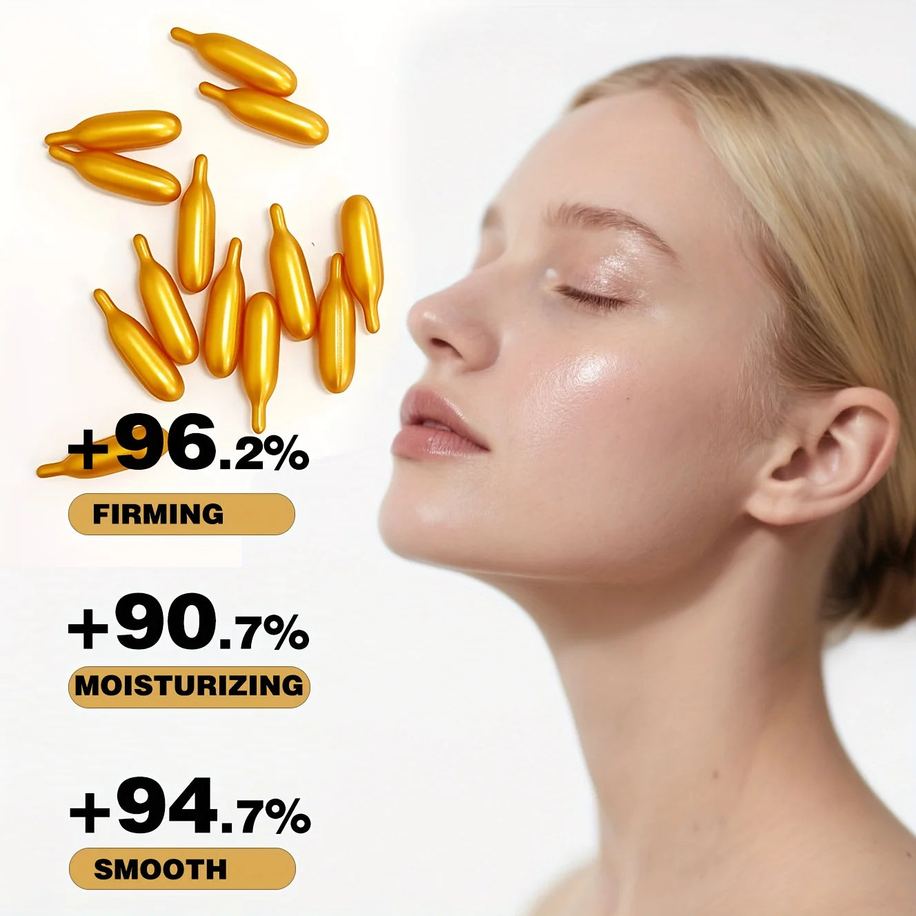 Cápsulas de suero de vitamina E – Esencia hidratante para el cuidado de la piel