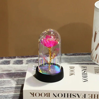 LED Simulation Rose Flower Light – Realistic Night Lamp for Valentine's Day